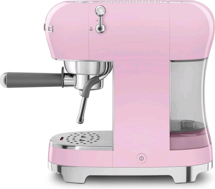 Actual product image Smeg ECF02PKEU Portafilter espresso/coffee machine Rose (EU plug)