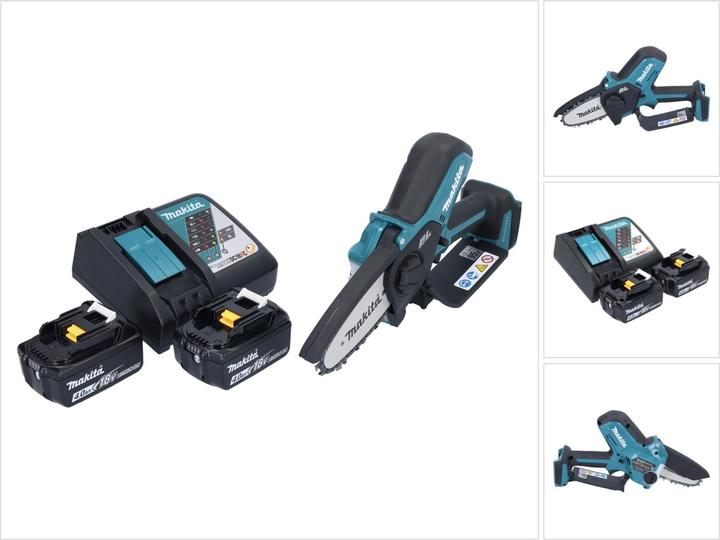 Produktbild Makita DUC 101 RM Akku AstsÃ¤ge 18 V 10 cm Brushless + 2x Akku 4,0 Ah + LadegerÃ¤t (Akku Kettensäge)