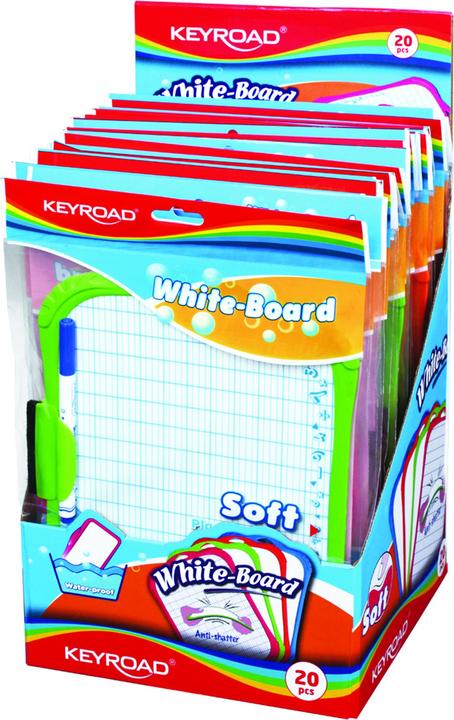 Immagine prodotto Keyroad Mini lavagna cancellabile a secco, per bambini, con marchio, a4, colori misti