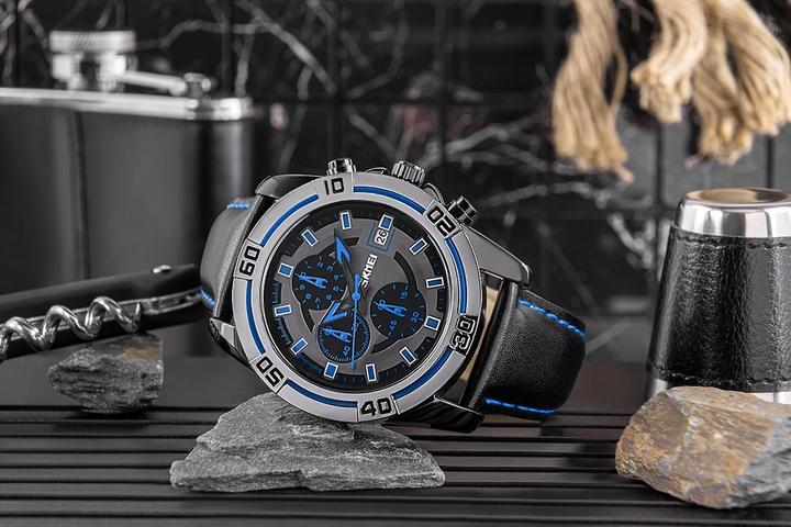 Produktbild Skmei 9156SIBU Herrenuhr + BOX