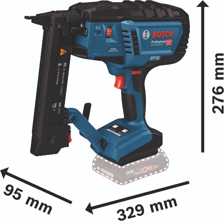 Actual product image Bosch Professional GTH 18V-38 M