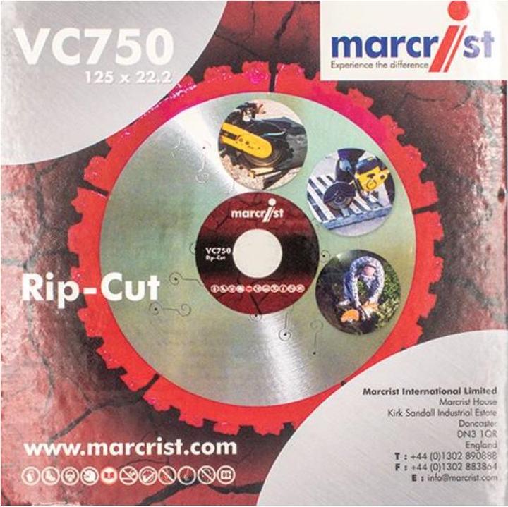 Productafbeelding Marcrist Diamantdoorslijpschijf VC750 Rip-Cut 230 x 22,2 mm