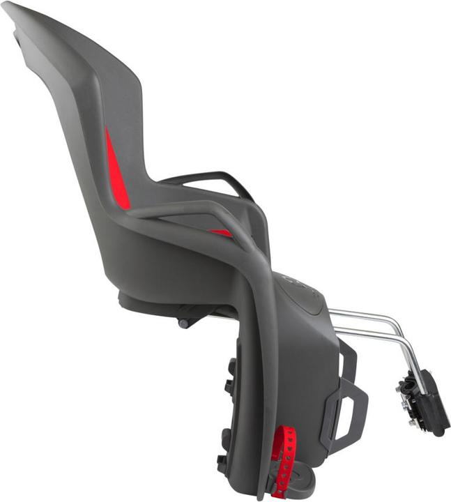 Actual product image hamax Amiga Child Seat Saddle Tube dark grey/red (Seatpost)