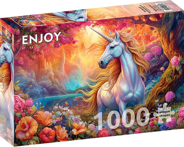 Actual product image Enjoy Puzzle Puzzle 1000 pieces - Enchanted Harmony Unicorn (1000 pieces)