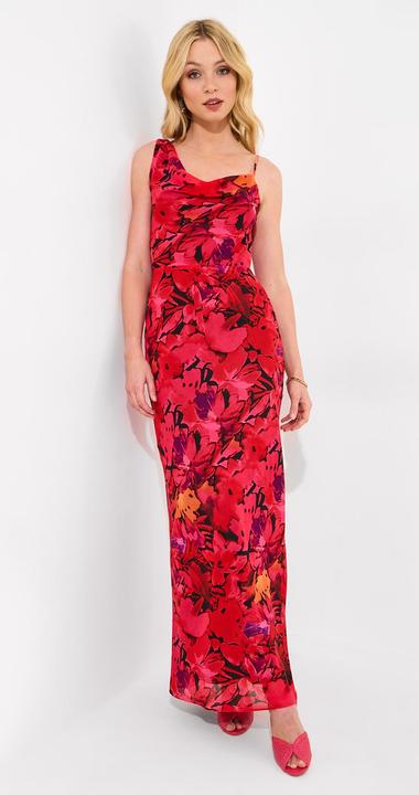 Produktbild Joe Browns Bold Statement Floral Asymmetric Bodycon Maxi Dress (8)