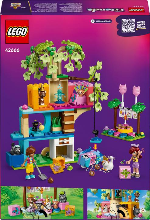 Produktbild LEGO Katzengeburtstagsparty & Baumhaus (42666, LEGO Friends)