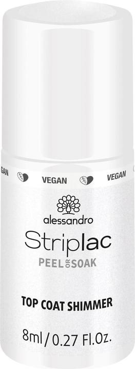 Alessandro ST2 Striplac Top Coat Shimmer (Weiss, Top Coat)