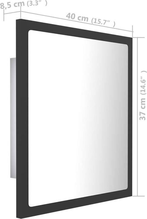 Actual product image VidaXL Chet (40 x 8.5 x 37 cm)