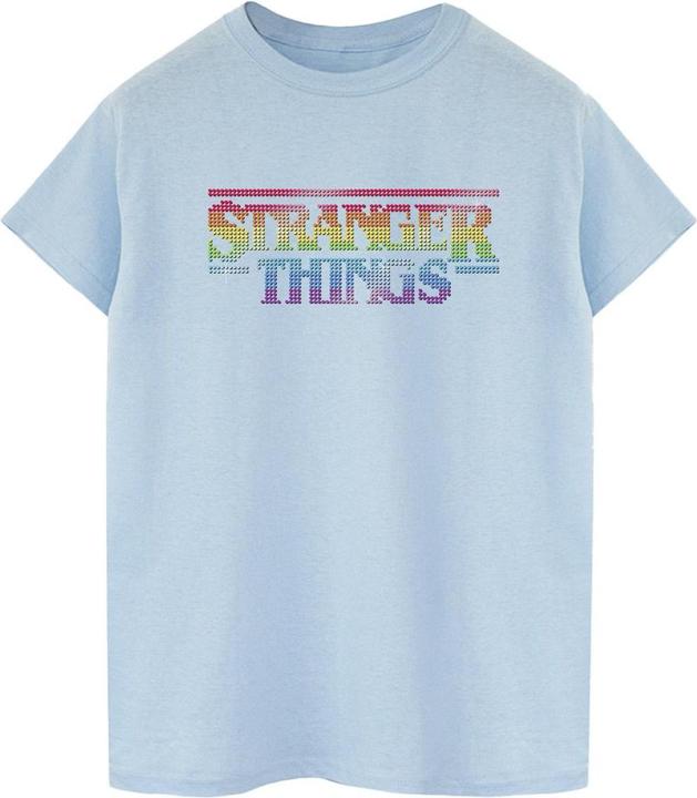 Netflix Stranger Things Rainbow Dot Logo TShirt (XXL)