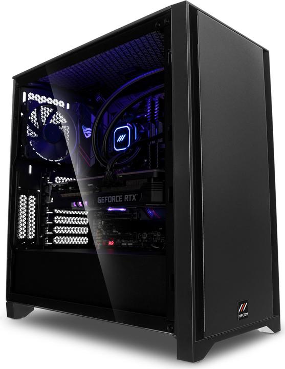 Actual product image Mifcom Savage RTX3080 Core i7 12th Advanced (Intel Core i7-12700K, 32 GB, 1500 GB, GeForce RTX 3080)