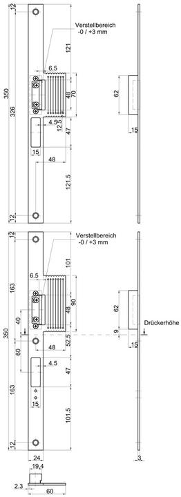 Produktbild MSL Reno-Lappenschliessbleche VariFlex BV-24421 (Schliessblech)