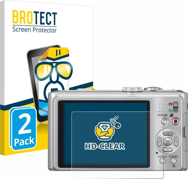Produktbild BROTECT Schutzfolie Displayschutz Klar (Displayschutz, LUMIX DMC-TZ10)