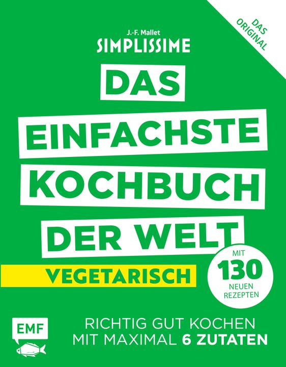 Label énergétique Simplissime Das einfachste Kochbuch der Welt - Vegetarisch mit 130 neuen Rezepten (Allemand, Jean-Franois Mallet, 2018)
