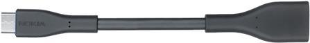 Actual product image Nokia CA-156 HDMI miniHDMI Black Mobile phone cable