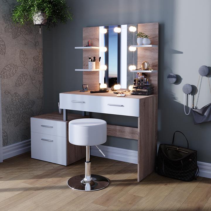 Immagine prodotto Vicco Maria con sgabello e illuminazione (132 x 43 x 145,5 cm)