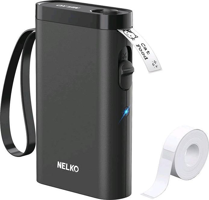Nelko P21 thermal label printer (black) (203 dpi)