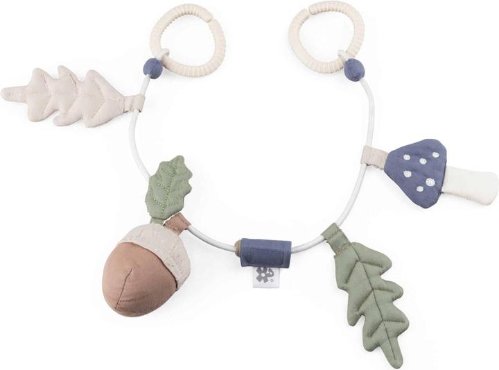 Image du produit Sebra Chaîne de poussette, feuille/champignon/faucon, coton bio
