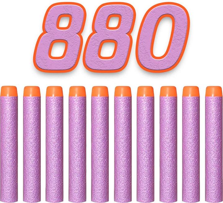 Actual product image König Design 880 Soft refill foam darts Elite Clip for NERF N-Strike replacement darts