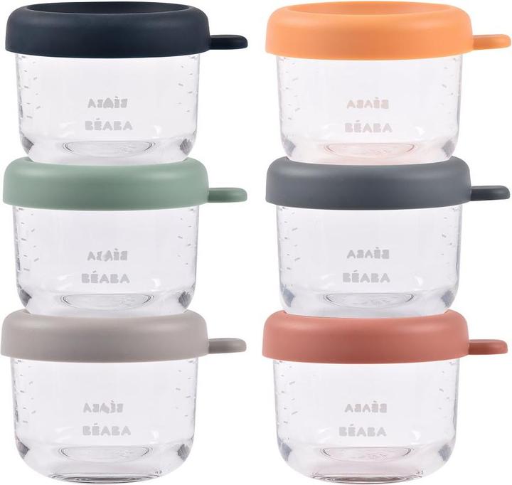 Produktbild Beaba Set 6 Portionen Glas 150ml Sunrise