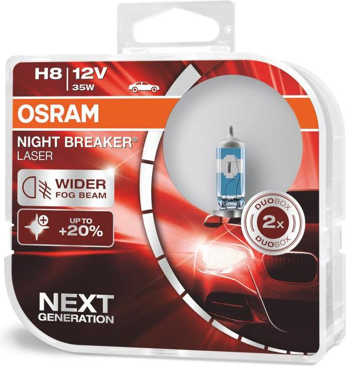 Actual product image Osram Night Breaker (H8)