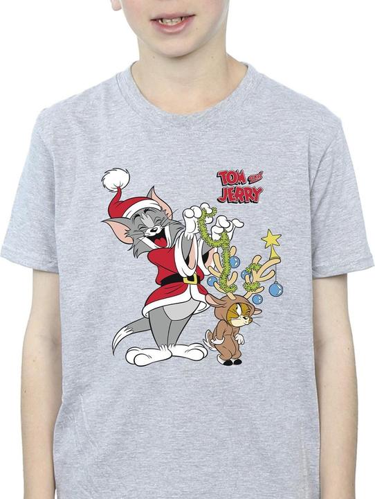 Immagine prodotto Tom & Jerry Christmas Reindeer Maglietta Ragazzi (140, 146)