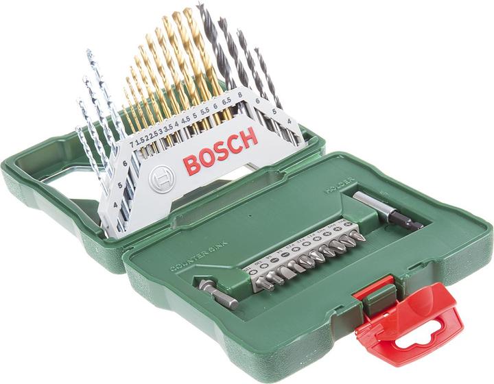 Produktbild Bosch Zubehör X-Line-Titanium Bohrer- und Schrauber-Set, 30-teilig (5.5 mm, 6 mm, 6.5 mm, 7 mm, 8 mm, 2.5 mm, 3 mm, 3.5 mm, 4 mm, 4.5 mm, 5 mm, 1.5 mm, 2 mm)