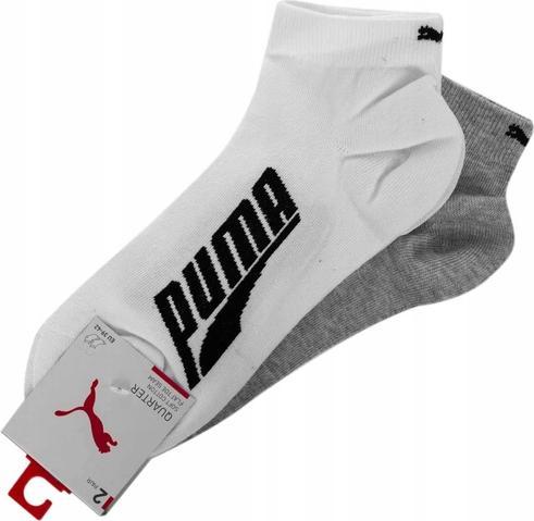 Immagine prodotto Puma Calzini unisex adulti BWT Lifestyle Quarter (2 confezioni), bianco/grigio/nero, 43/46 (43 - 46)