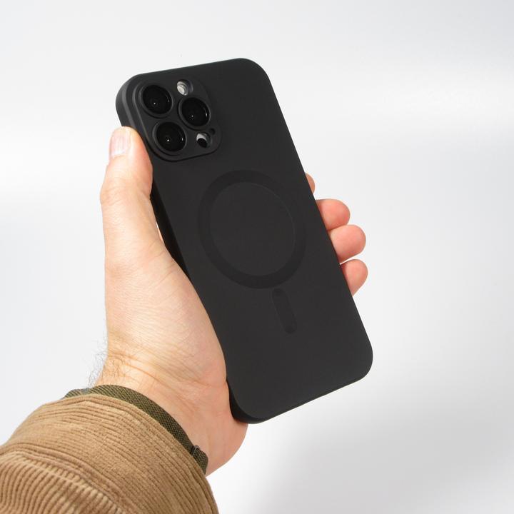 Image du produit PhoneLook Coque Gel souple avec vitre de protection caméra MagSafe (Apple iPhone 15 Pro Max)