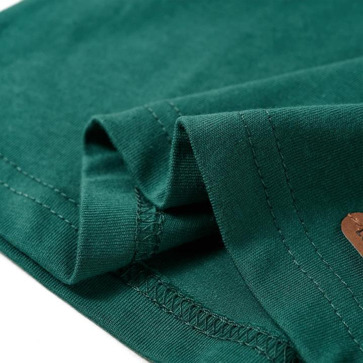 Produktbild VidaXL Kinder-Langarmshirt Grün 116,Material: 100 (116)
