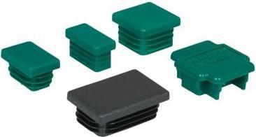 Produktbild Walraven Endstopfen grüner Kunststoff - PE für RapidRail WM0 - 27x18mm