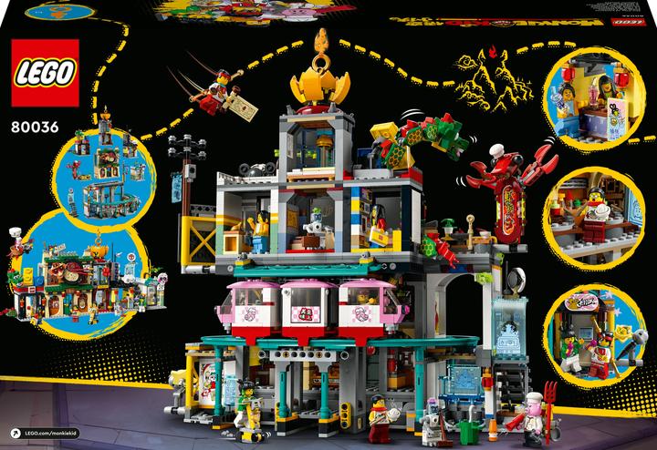 Actual product image LEGO City of lanterns (80036, LEGO Monkie Kid, LEGO Rare Sets)