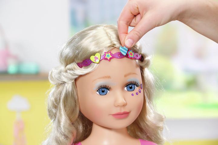 Image du produit Zapf Creation Tête de maquillage et d'habillage d'une petite soeur