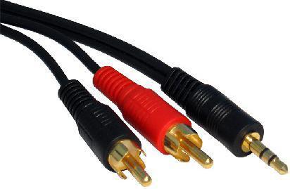 Immagine prodotto Cables Direct CDL 10 m da 3,5 mm stereo a 2 RCA oro