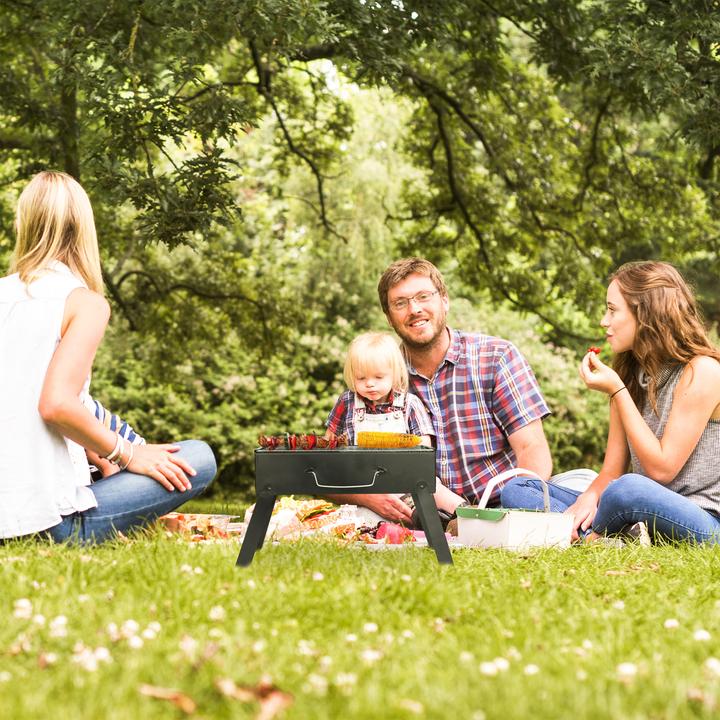 Immagine prodotto Relaxdays Caso griglia per campeggio e picnic (42.50 cm)