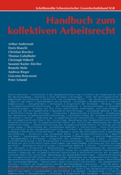 Actual product image Handbuch zum kollektiven Arbeitsrecht (German, Arthur Andermatt, 2008)
