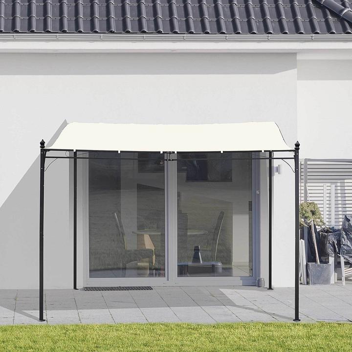 Produktbild Outsunny Gartenpavillon mit geschwungenem Dach (297 cm, 297 cm)