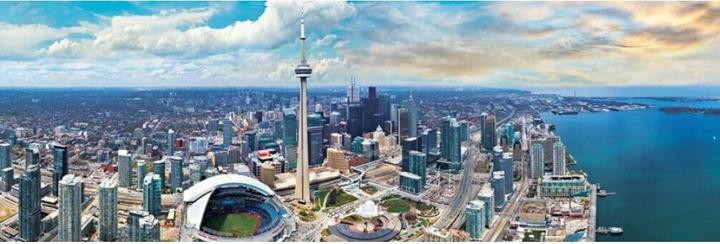 Image du produit Eurographics Vue à 360° de Toronto (1000 pièces)