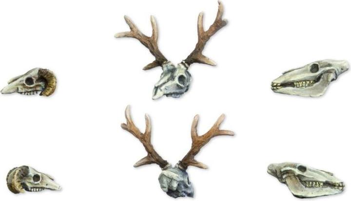 Image du produit Tabletop-Art Accessoires Animals Skulls Set 6 pièces (Matières plastiques)