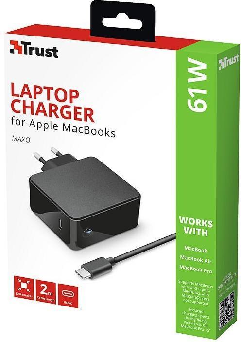 Produktbild Trust MacBook Maxo 61 W USB-C-Ladegerät (61 W)