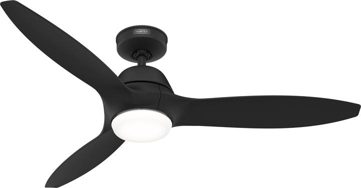 Produktbild Hunter Fans DC Deckenventilator Calabasas Schwarz mit LED (40 dB)