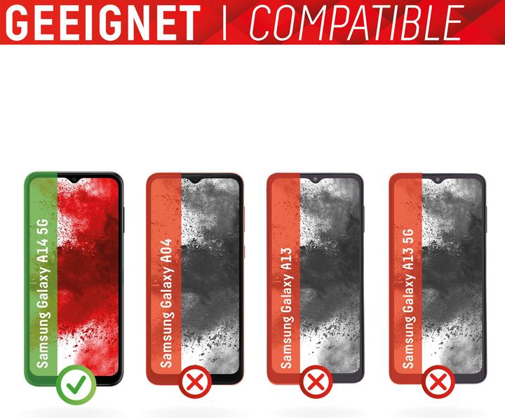 Productafbeelding Displex Real Glass, 2D Panzerglas (1 Stuk, Samsung Galaxy A14 5G)