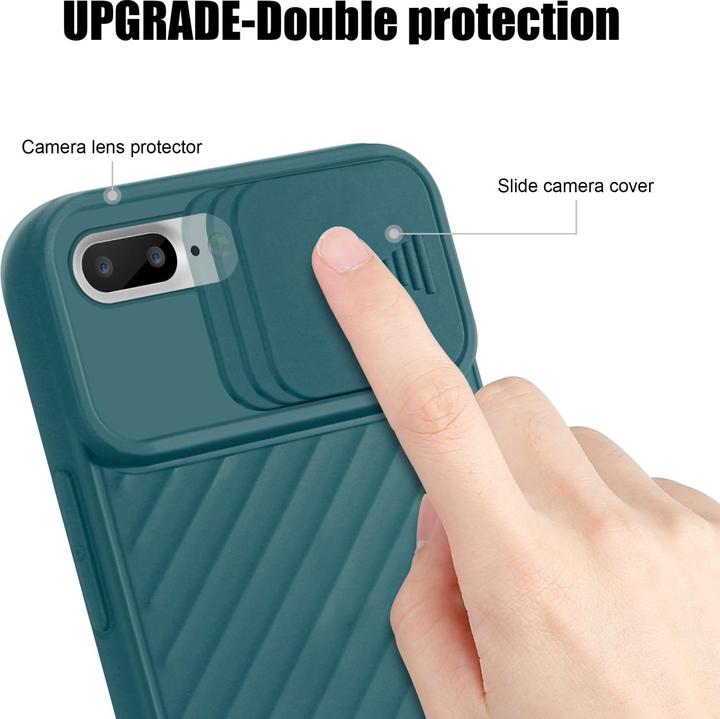 Image du produit Cadorabo Couverture TPU avec protection pour appareil photo (Apple iPhone 7 Plus, Apple iPhone 7s Plus)