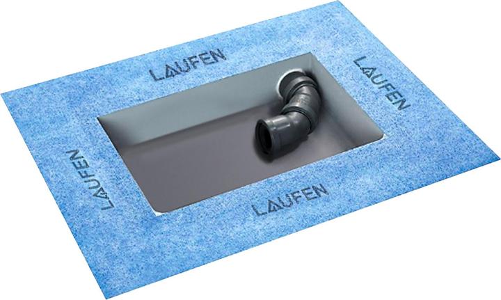 Actual product image Laufen Pro mounting box, left version, for shower trays, 460x320x100mm, without drain set, H29004100 (Drainage set)