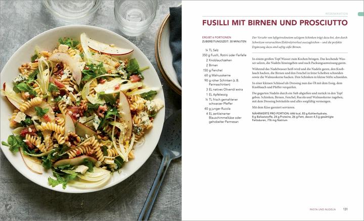 Actual product image Das Runner's World Kochbuch für Läufer (German, Joanna Sayago Golub, Claudia Theis-Passaro, 2017)