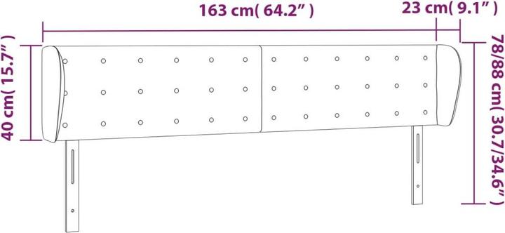 Produktbild VidaXL Zain (163 x 23 x 88 cm)