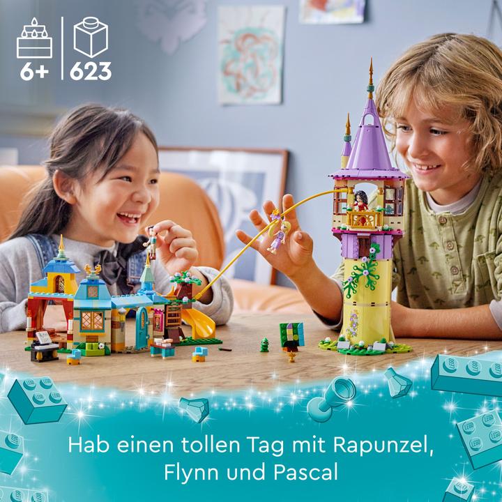 Produktbild LEGO Rapunzels Turm und die Taverne „Zum Quietscheentchen“ (43241, LEGO Disney)