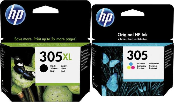 Actual product image HP Original 305XL + 305 Tinte Patronen ENVY Pro 6420 6422 6430 6432 All-in-One