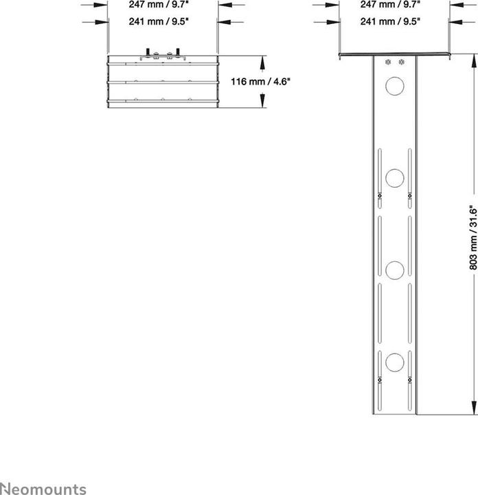 Actual product image Neomounts Camera Shelf for (85.98")