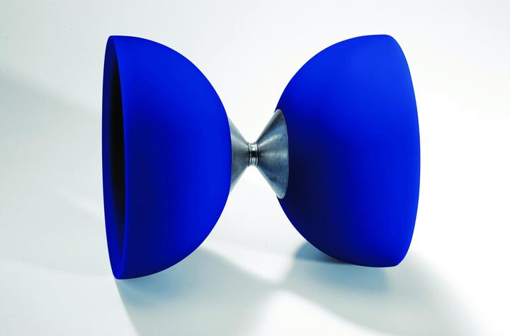 Actual product image Eureka! Rubber Diabolo - Blauw (excl. stokken)