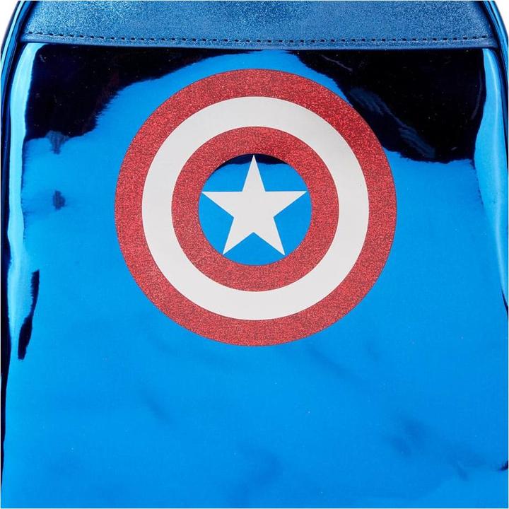 Immagine prodotto Loungefly : Mini zaino Marvel Shine Captain America Cosplay